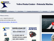 Tablet Screenshot of potenciamarina.com